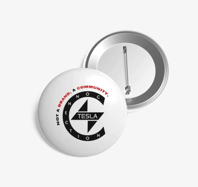 TeslaConnection Community kitűző