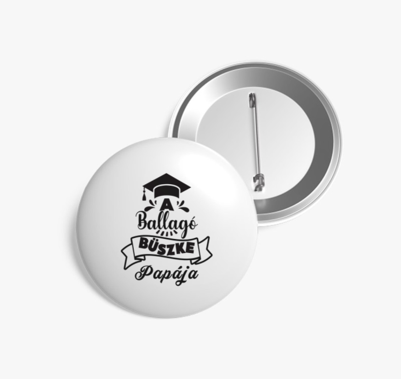 A ballagó büszke papája kitűző