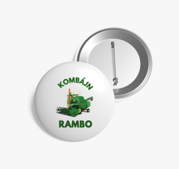 Kombájn rambo kitűző