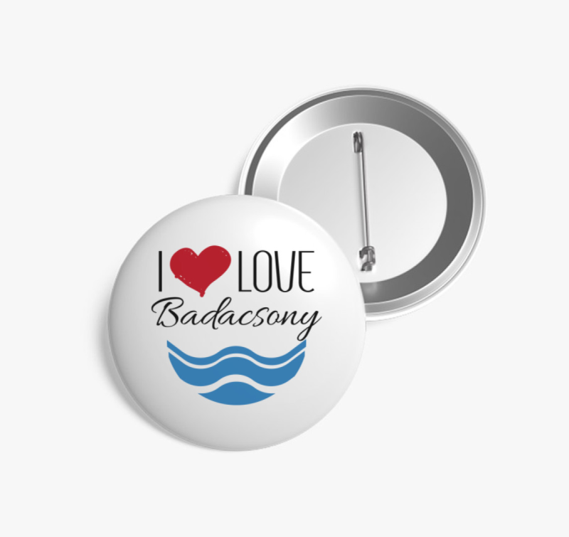 I love Badacsony kitűző