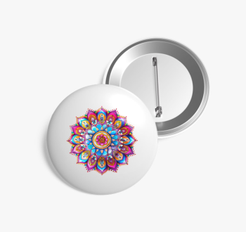 Mandala jel kitűző