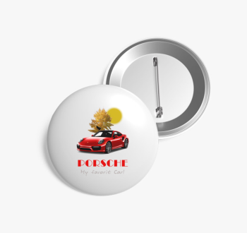 Red Porsche kitűző