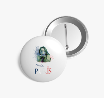 Hello Paris kitűző