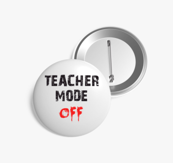 Tanármód ki kitűző