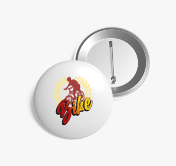 Bike mintás kitűző