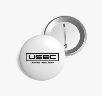 USEC feliratos kitűz