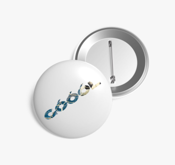 Góól feliratos kitűz