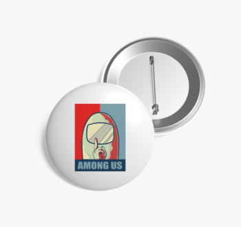 Among us Art kitűző