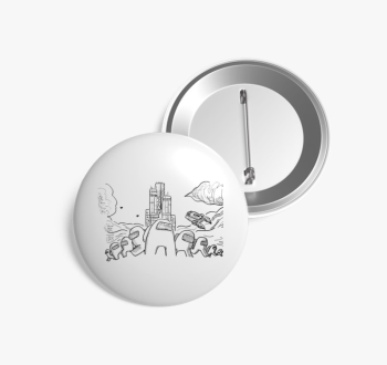 Among Us rajzos kitű