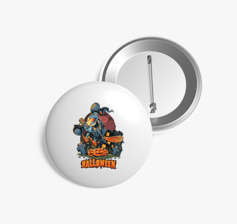 Boszorkányos kitűző