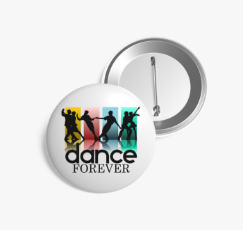 Táncos salon kitűző