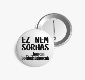 Nem sörhas kitűző