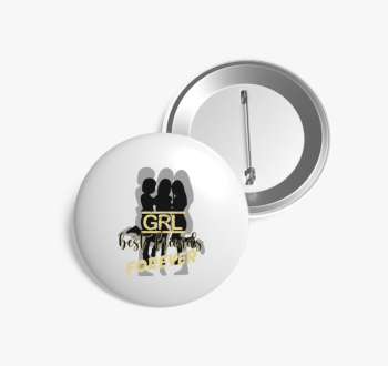 Lány barátos kitűző