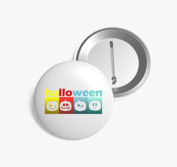 Halloween tök kitűző