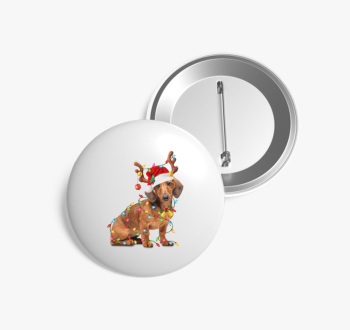 Tacskórácsony kitűző