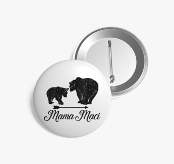 Mama maci kitűző