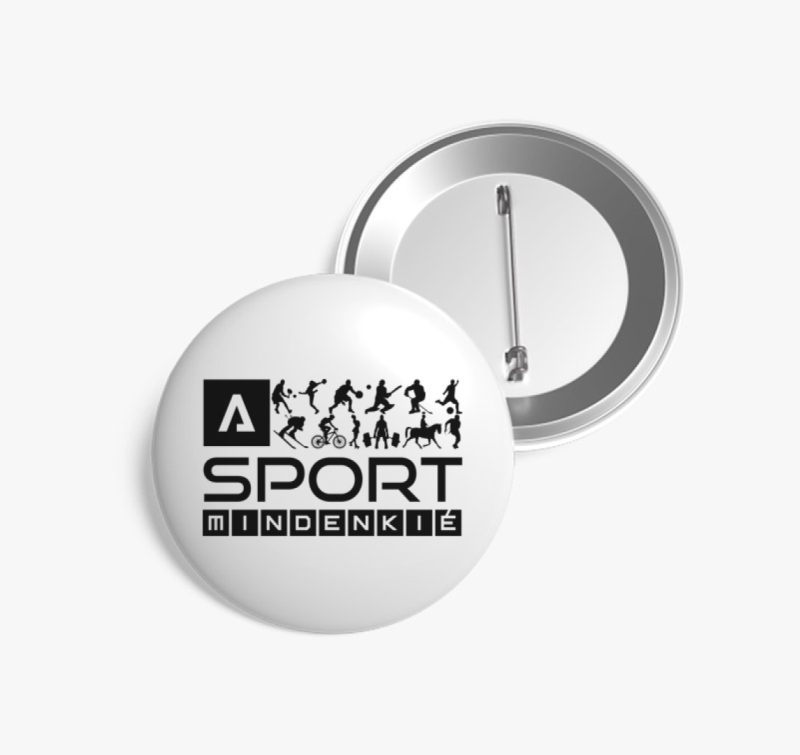 Sport mindenkié kitűző