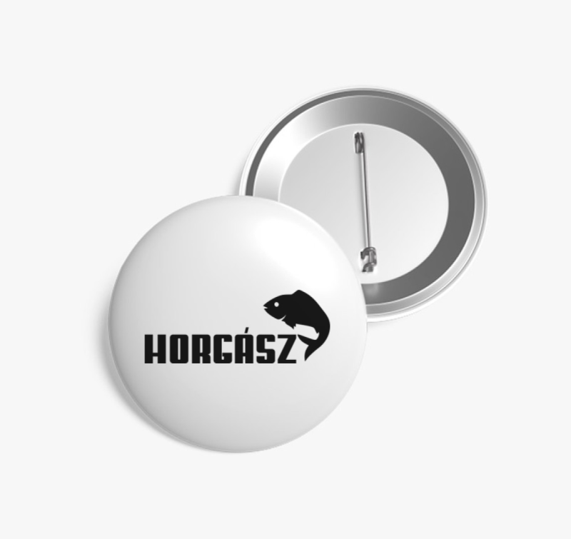 Horgász emblémás kitűző