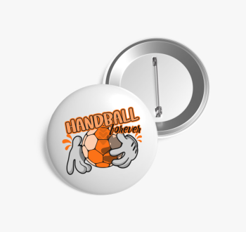 Comic handball kitűz