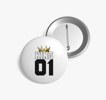 King 01 páros kitűző