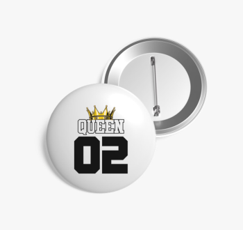 Queen 02 páros kitűz