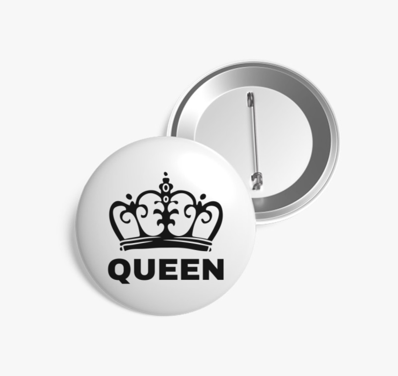Páros kitűző - királynő, Queen