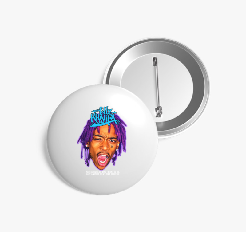 Wiz Khalifa arckép kitűző