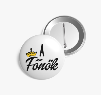 A főnök páros kitűző