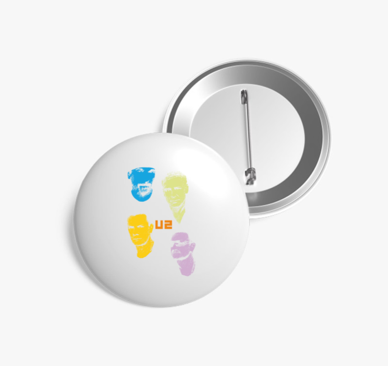 U2 bandatagok kitűző