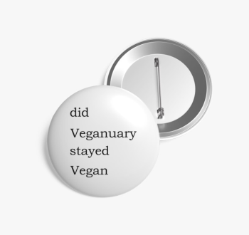 Did Veganuary kitűző