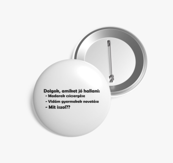 Dolgok amiket jó hal...