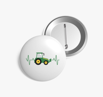 Traktor ekg kitűző