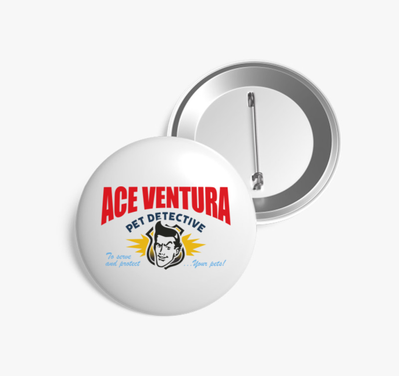 Állati nyomozó kitűző