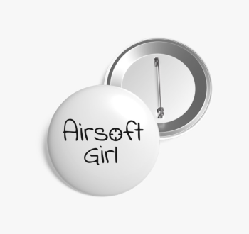 Airsoft Girl kitűző