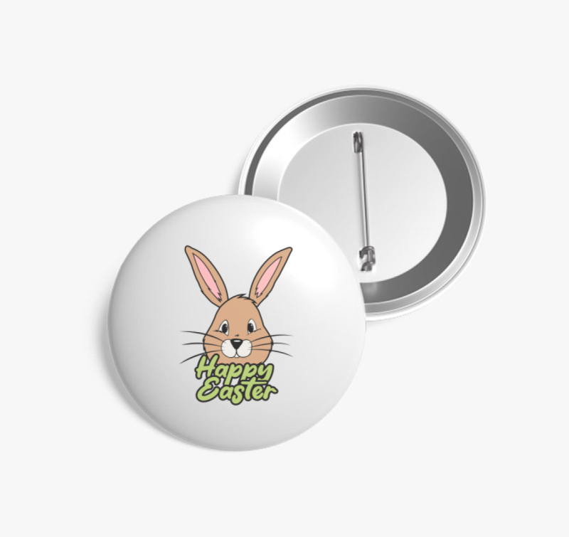 Happy Easter nyuszi kitűző