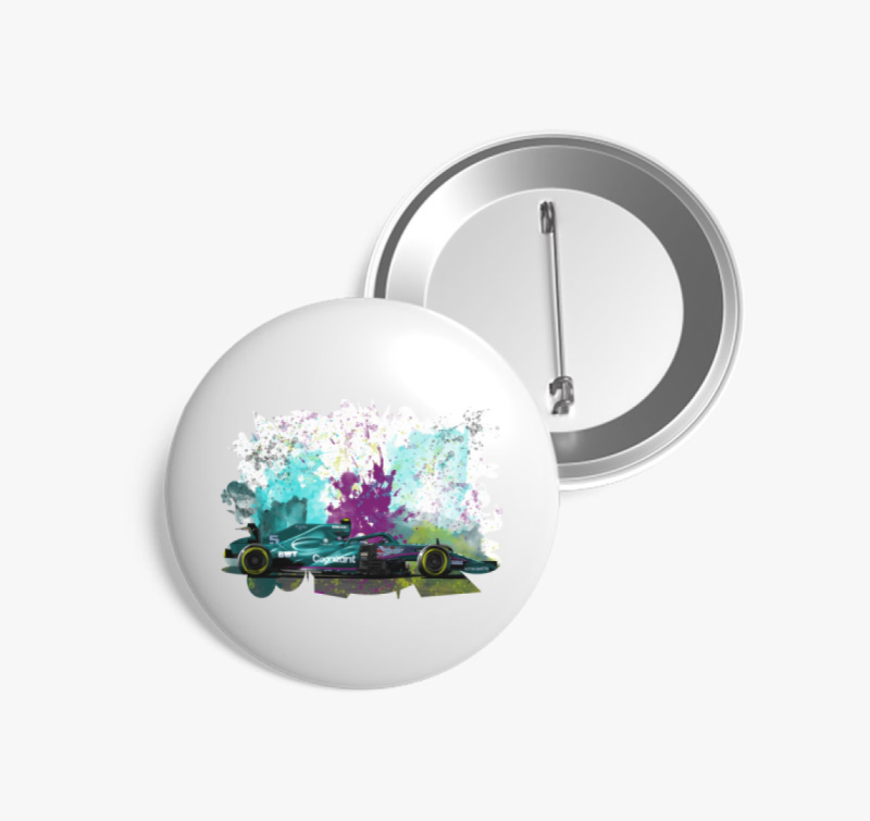 Sebastian Vettel kitűző