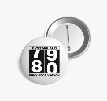Évszámláló 80 éves s...