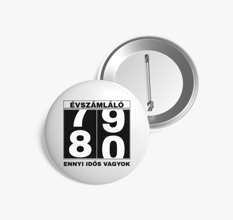 Évszámláló 80 éves szülinapi póló