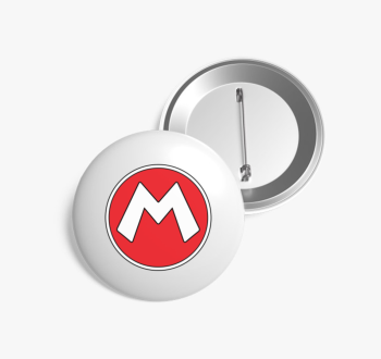 Mario Monogram kitűz