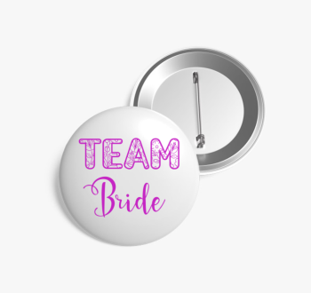 Team Bride kitűző