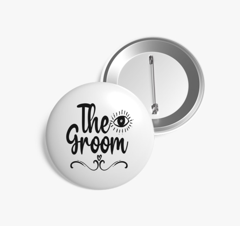 The Groom kitűző