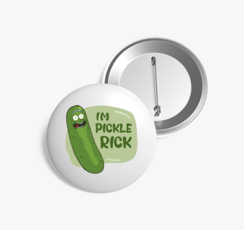 Uborka Rick kitűző