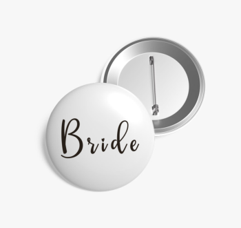 Bride szivecske kitű