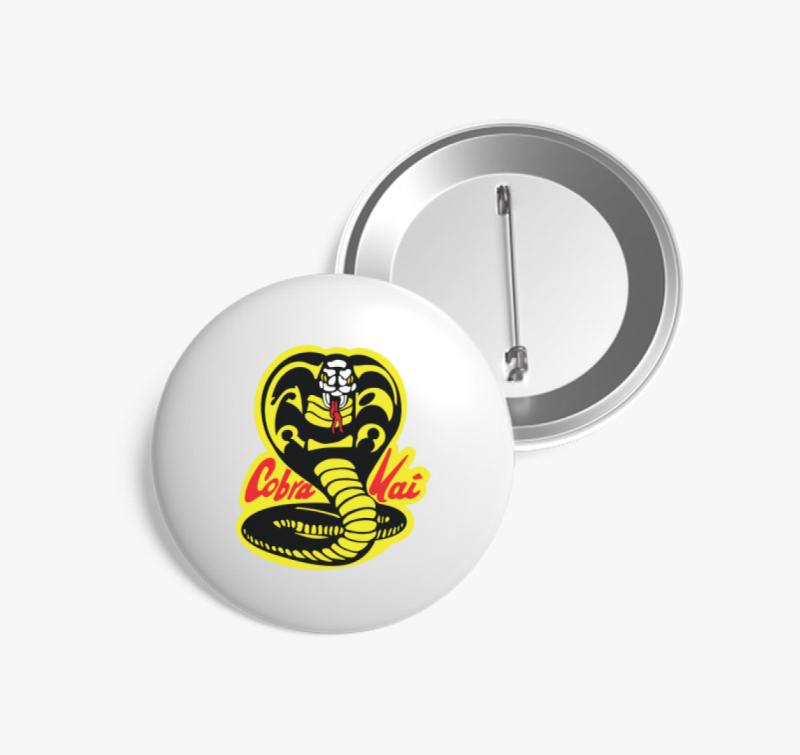 Cobra kai logó kitűző