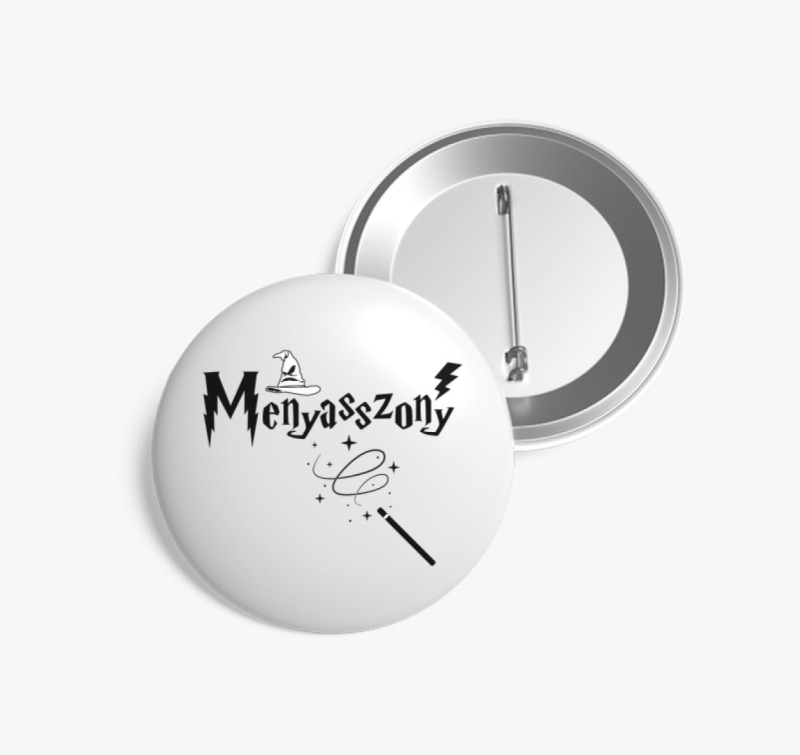 Varázslatos menyasszony kitűző