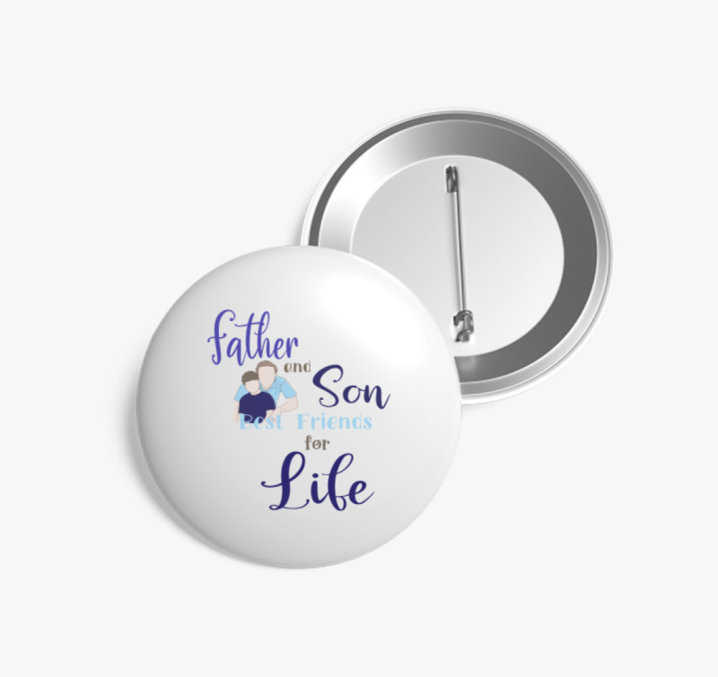 Father and Son kitűző