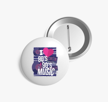 Legjobb zenék kitűző