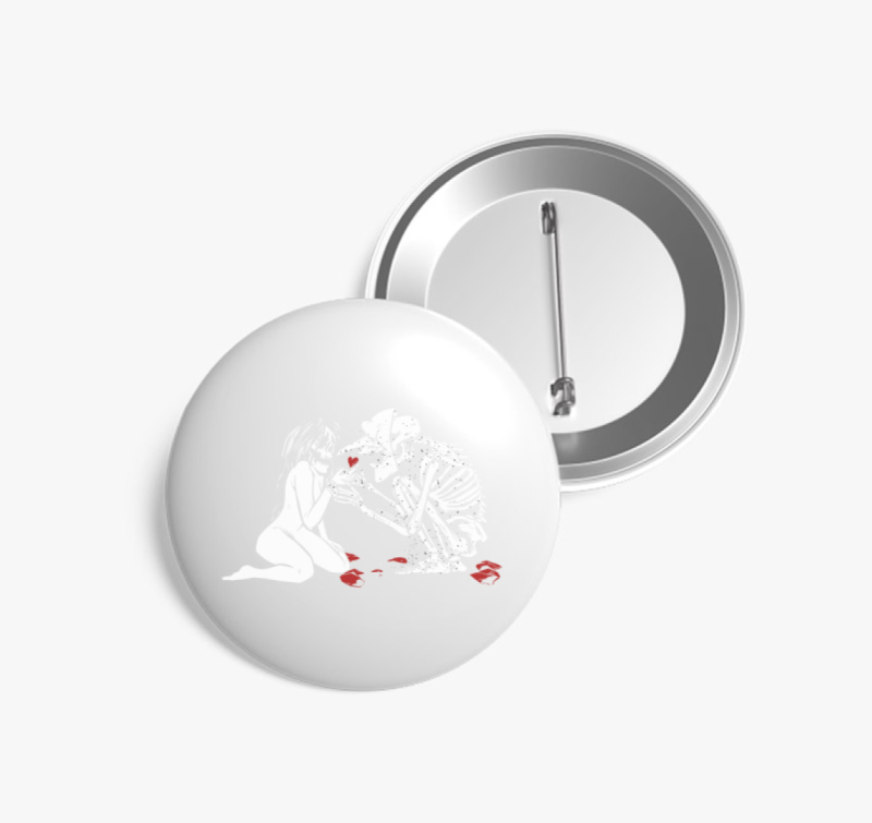 Szerelmes fáj kitűző