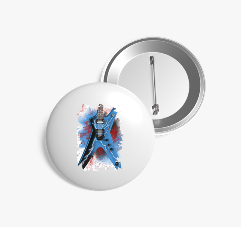 Dimebag Darrel gitár kitűző