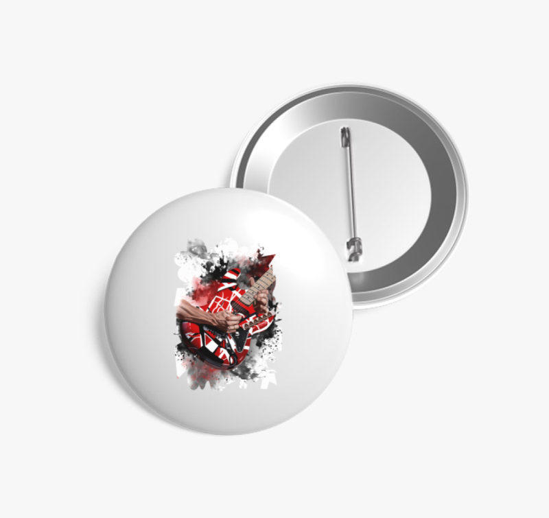 Eddie Van Halen gitár kitűző